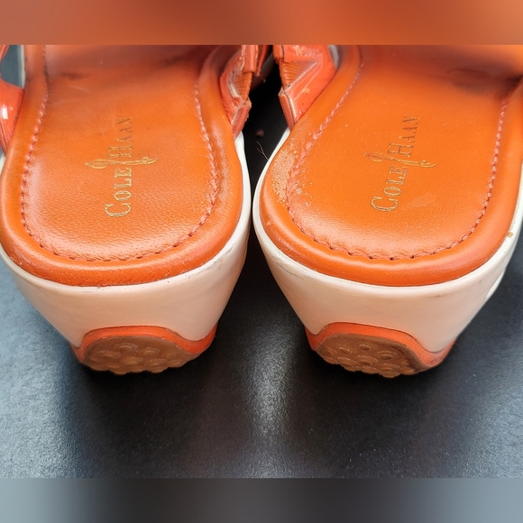 Cole Haan vintage sandals with Nike Air Wmns 6.5 orange - Picture 7 of 10